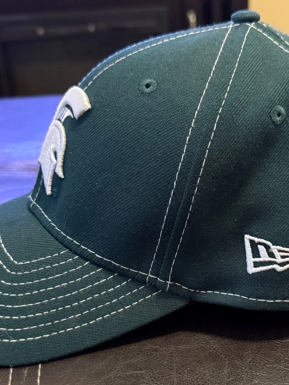 New Era Michigan State Dark Green Flex Hat